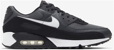 nike air max 90 1 schwarz weiß|air max 90 smoke grey.